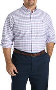 Brooks Brothers Big & Tall Non-Iron Triple Windowpane Sport Shirt