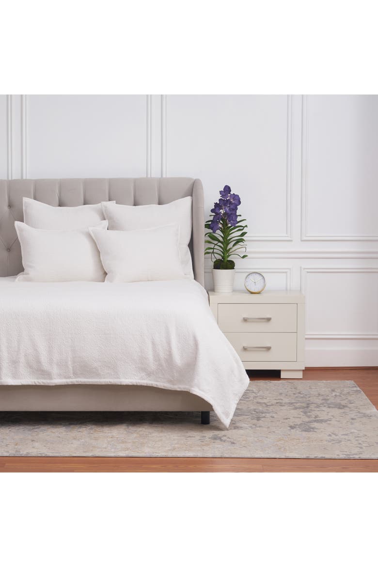 Chander Dove Cotton Standard Sham 20" x 26", Alternate, color, White