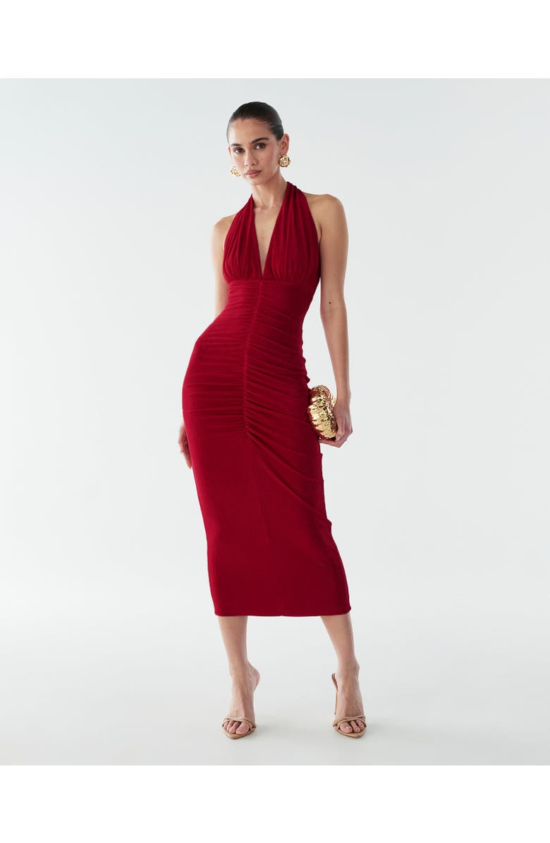 BWLDR Lizette Dress, Alternate, color, Red
