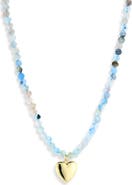 ARGENTO VIVO Blue Heart Necklace