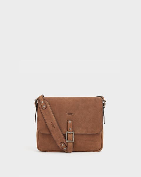 The Clayton Leather Messenger Bag