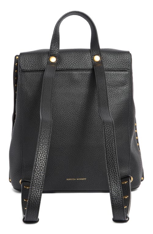 Rebecca Minkoff Darren Signature Leather Backpack In Black