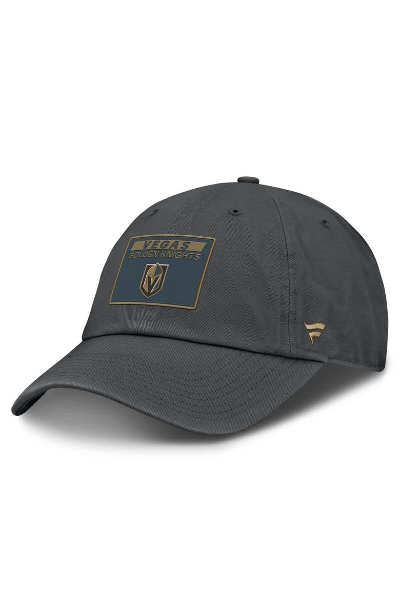 FANATICS Men's Fanatics Gray Vegas Golden Knights  Authentic Pro Prime Adjustable Hat, Main, color, Gray