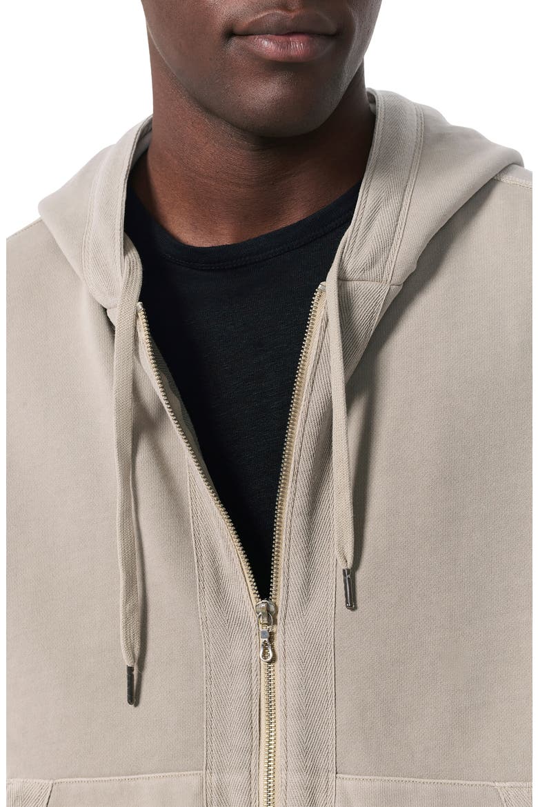 Carlin Taped Hoodie, Alternate, color, STONE
