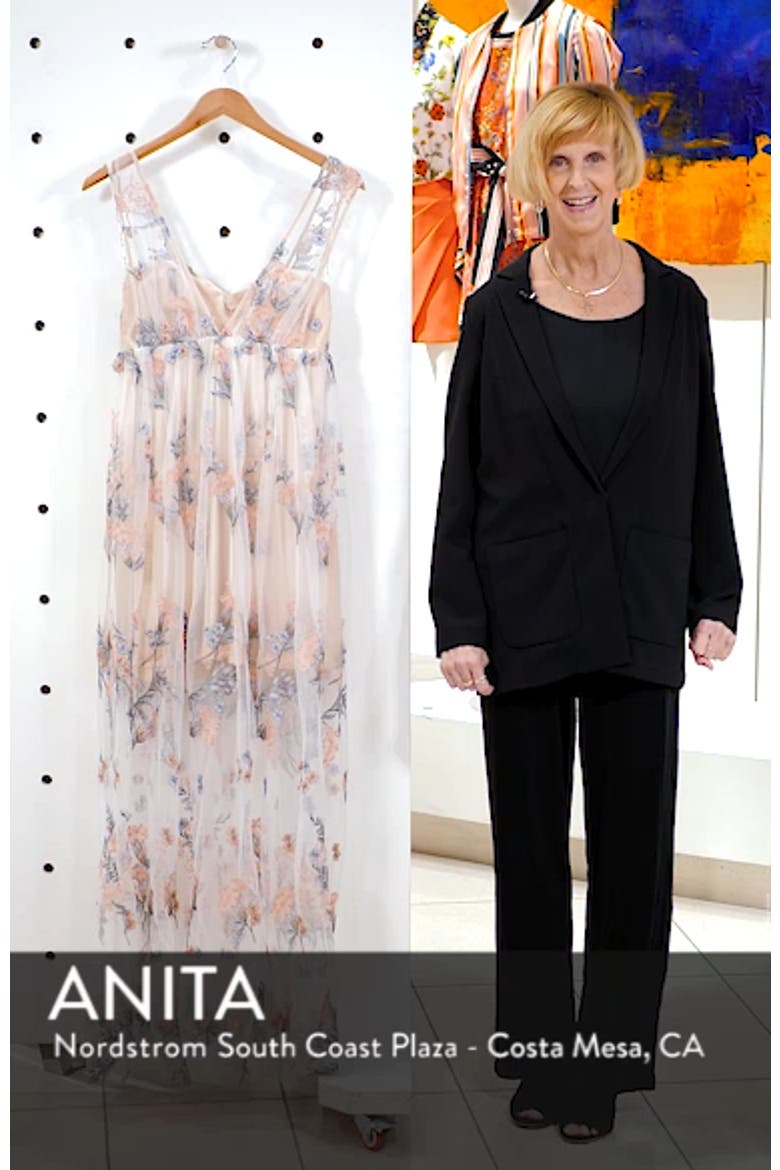Floral Embroidered Maxi Dress video