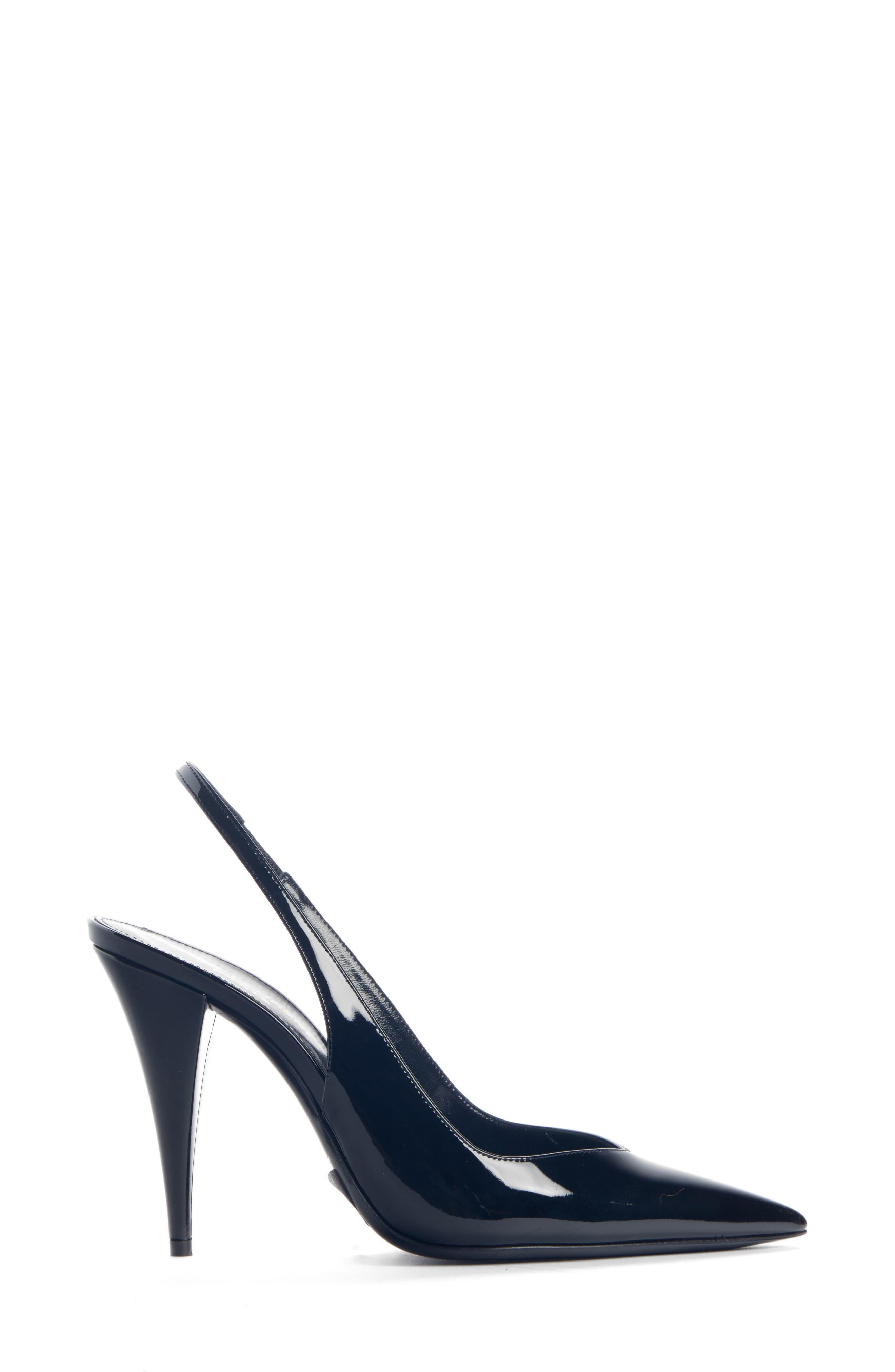 Saint Laurent Kiki Slingback Pump, Alternate, color, 