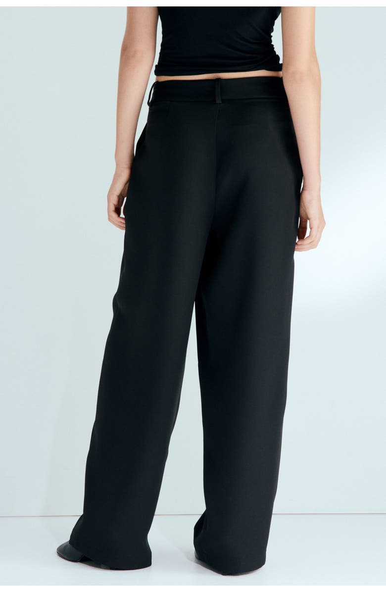 H&M Wrapover Tailored Trousers, Alternate, color, 