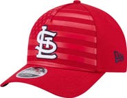New Era Men's New Era Red St. Louis Cardinals American Flag 9FORTY M-Crown A-Frame Adjustable Hat