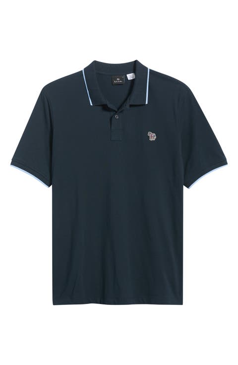 Zebra Logo Organic Cotton Polo