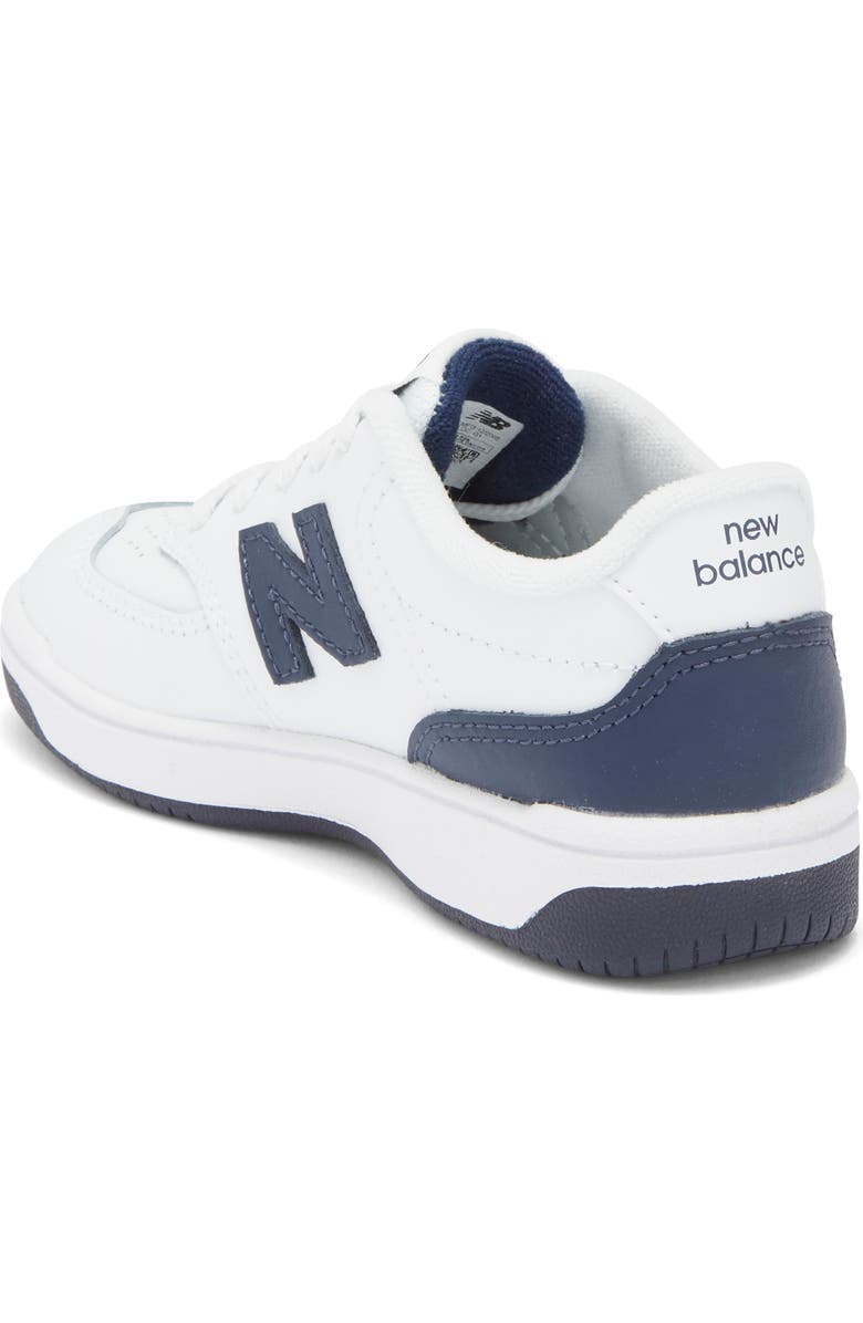 New Balance BB80 Basketball Sneaker, Alternate, color, Nb White/ Nb Navy