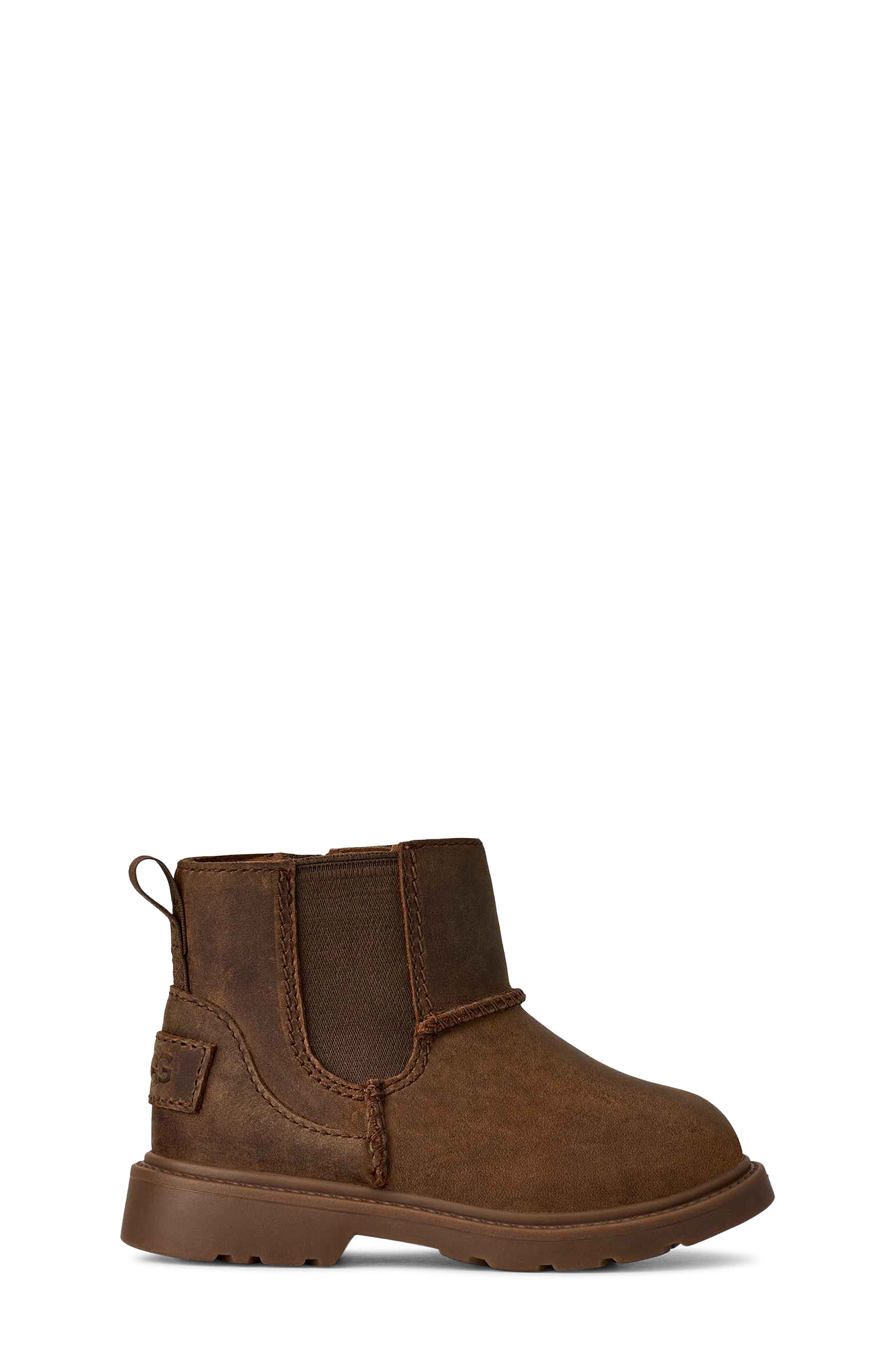 Kids' Perry Waterproof Chelsea Boot, Alternate, color, WALNUT