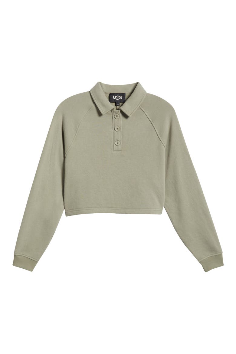 Kaylee Polo Sweatshirt, Alternate, color, MSG