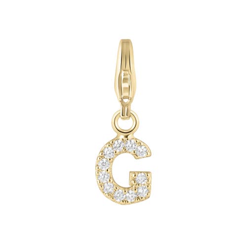 Electric Picks Initial Charm In Gold - G