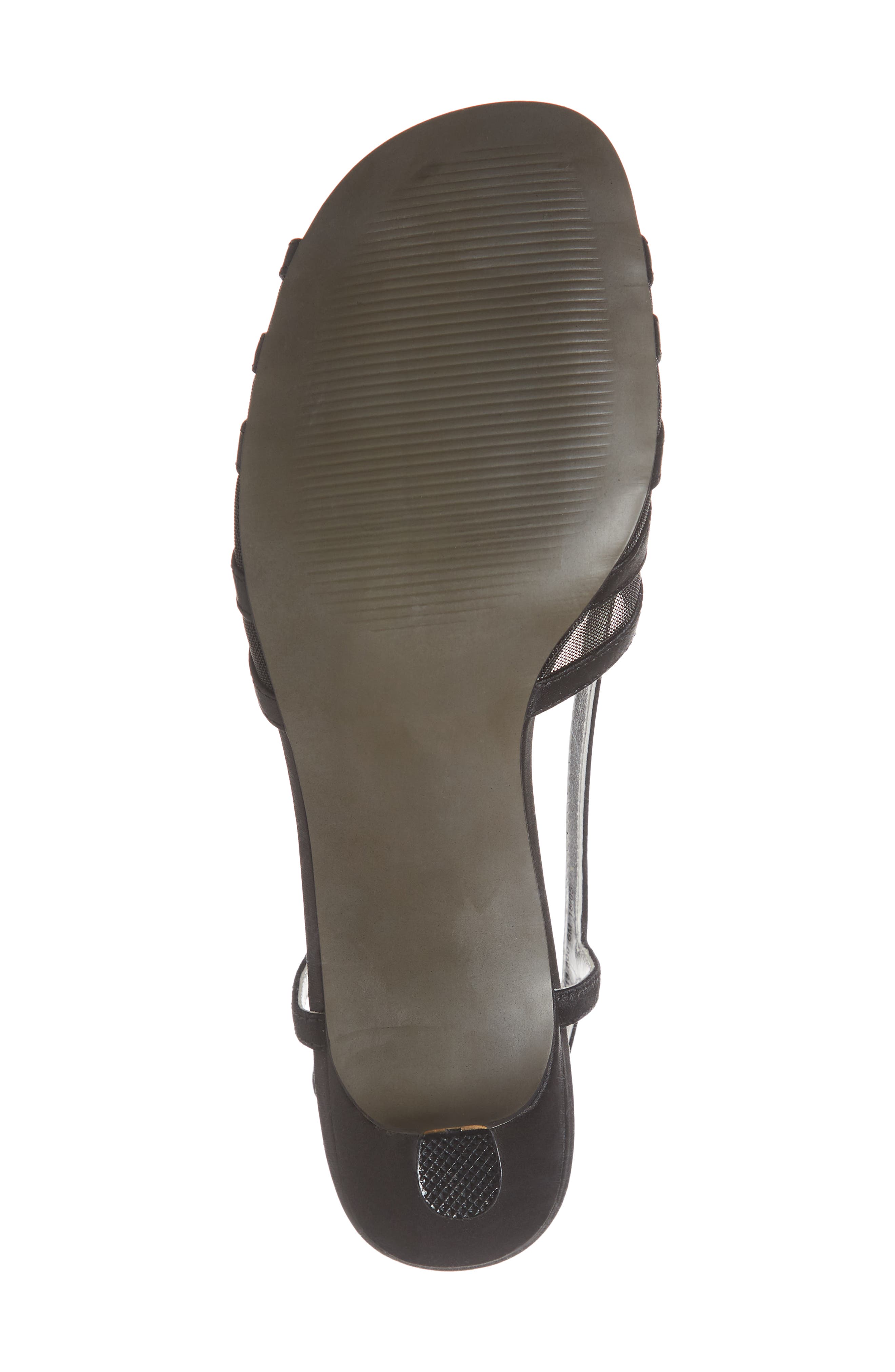 Cheer Sandal, Alternate, color, BLACK SATIN