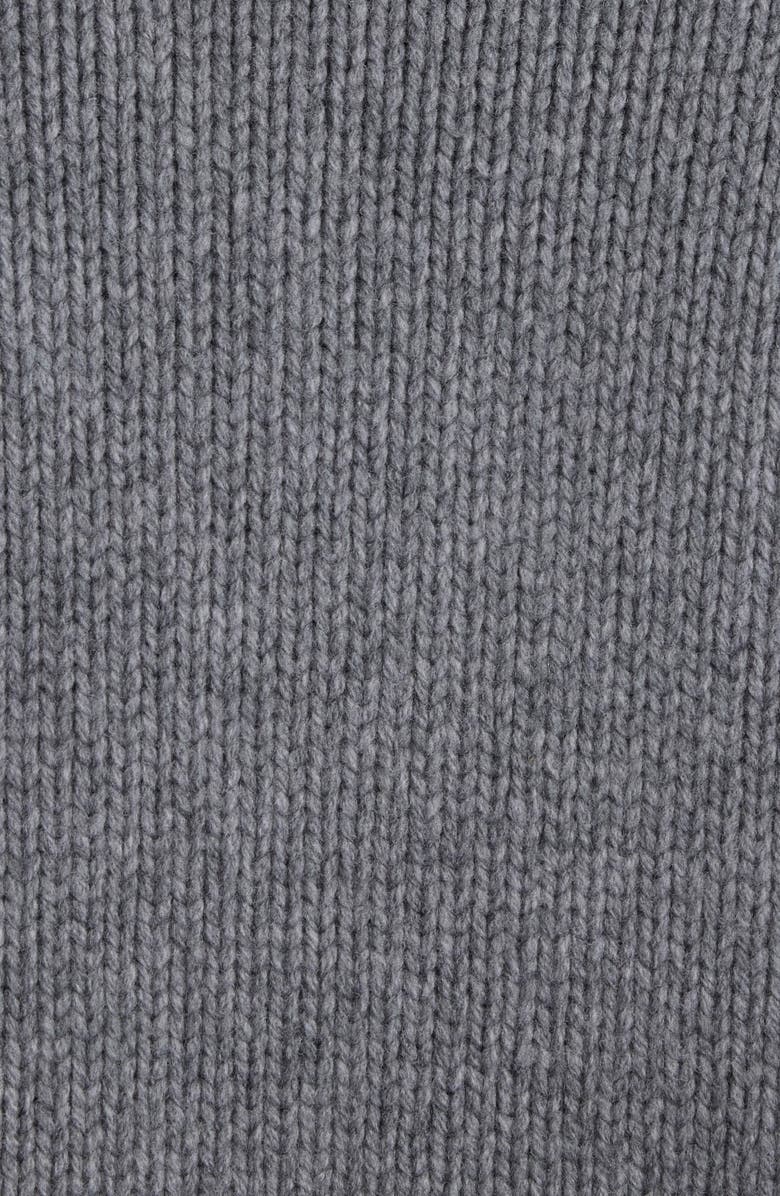 Balenciaga Oversize Layered Distressed Wool V-Neck Sweater, Alternate, color, 