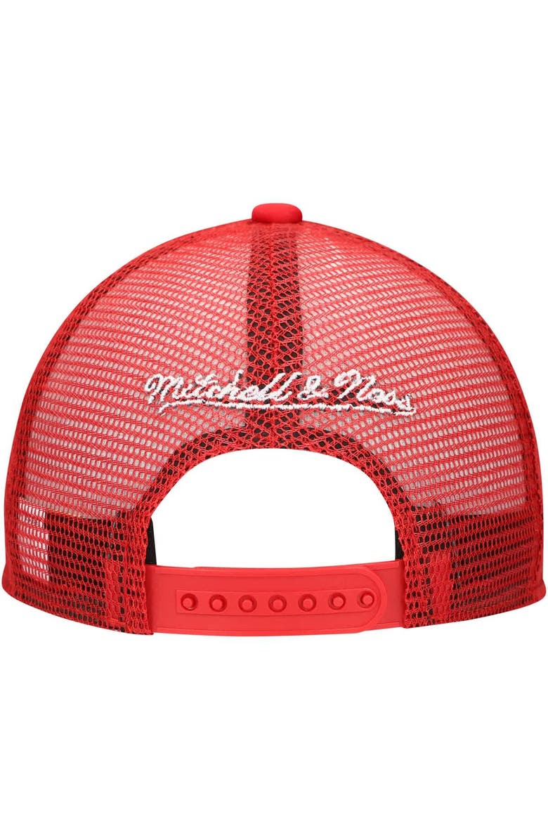 Mitchell & Ness Youth Mitchell & Ness Red New Jersey Devils Core Trucker Adjustable Hat, Alternate, color,