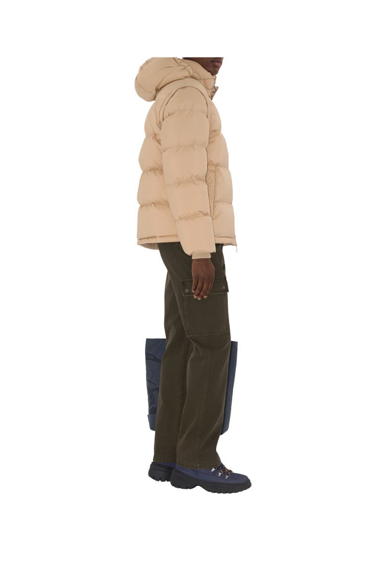 Detachable Sleeve Bideford Puffer Jacket, Alternate, color, Flax beige