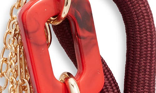 Chelsea28 Crystal Ball & Chain Bag Charm In Black