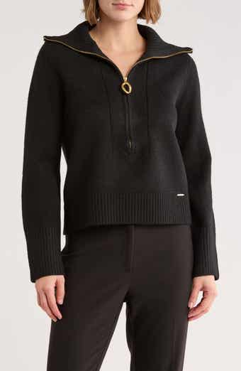 ELIE ELIE TAHARI Half Zip Sweater