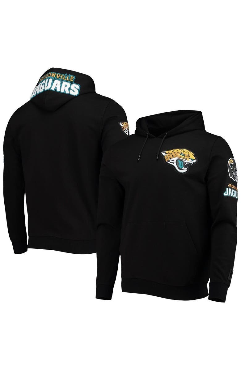 PRO STANDARD Men's Pro Standard Black Jacksonville Jaguars Logo Pullover Hoodie, Main, color,