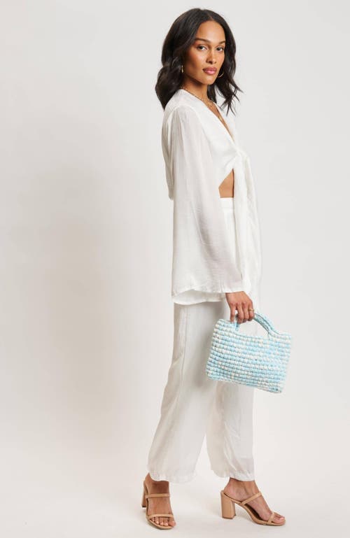 Moda Luxe Nya Tote In Ice Blue