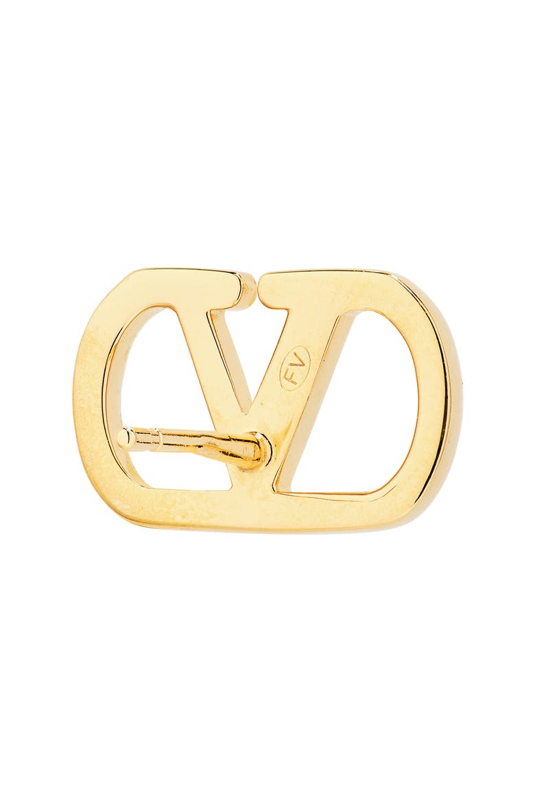 Vlogo Signature Stud Earrings, Alternate, color, GOLD