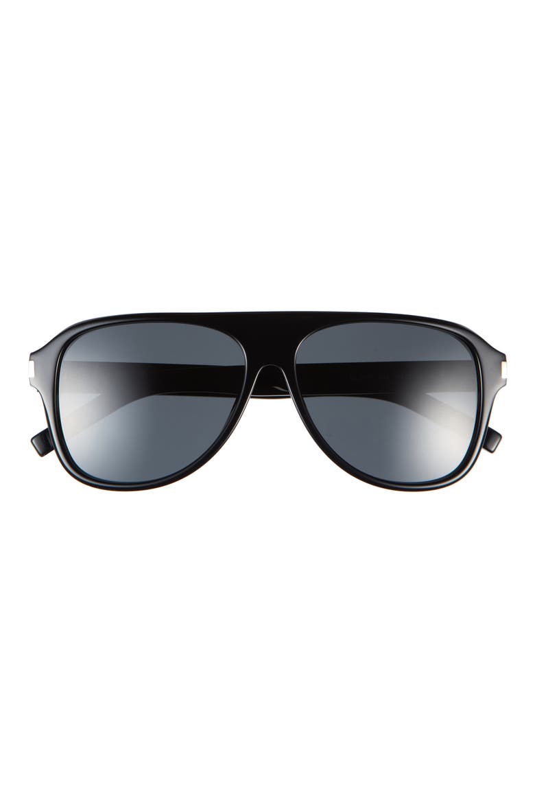 SL 970 Aviator Sunglasses, Main, color, BLACK