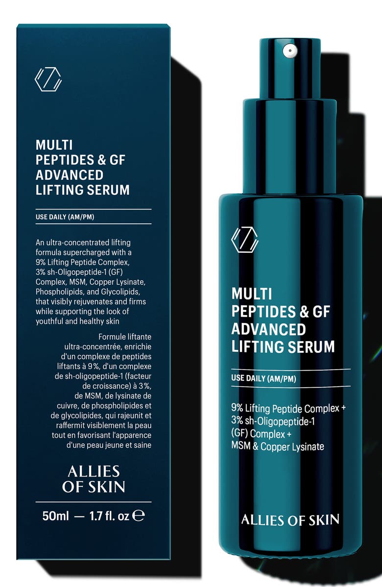 ALLIES OF SKIN Multi Peptides & GF Advanced Lifting Serum, Alternate, color,