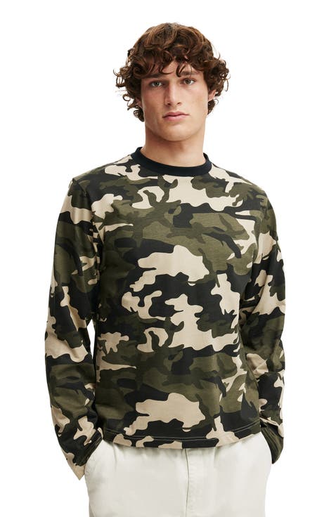 Men's Cropped Long Sleeve T-Shirt