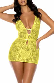 Lauren Open Back Lace Chemise