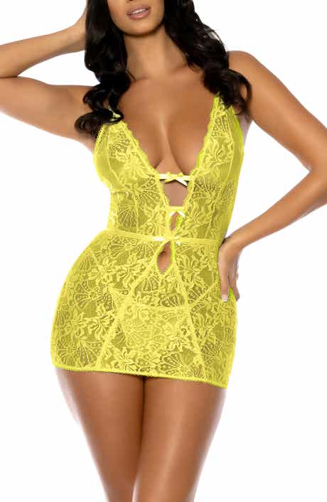 Lauren Open Back Lace Chemise