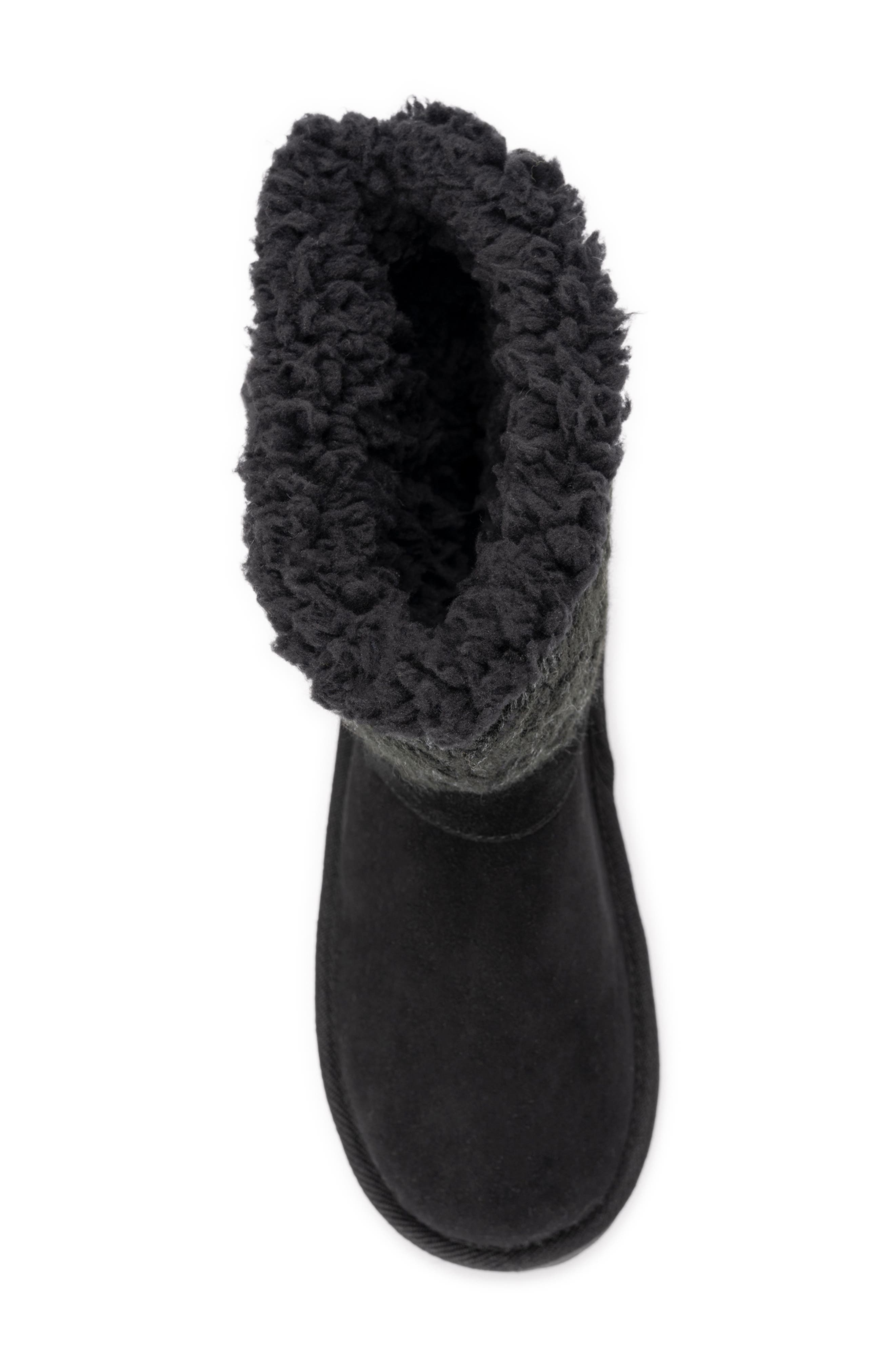 Alyx Faux Fur Lined Boot, Alternate, color, EBONY