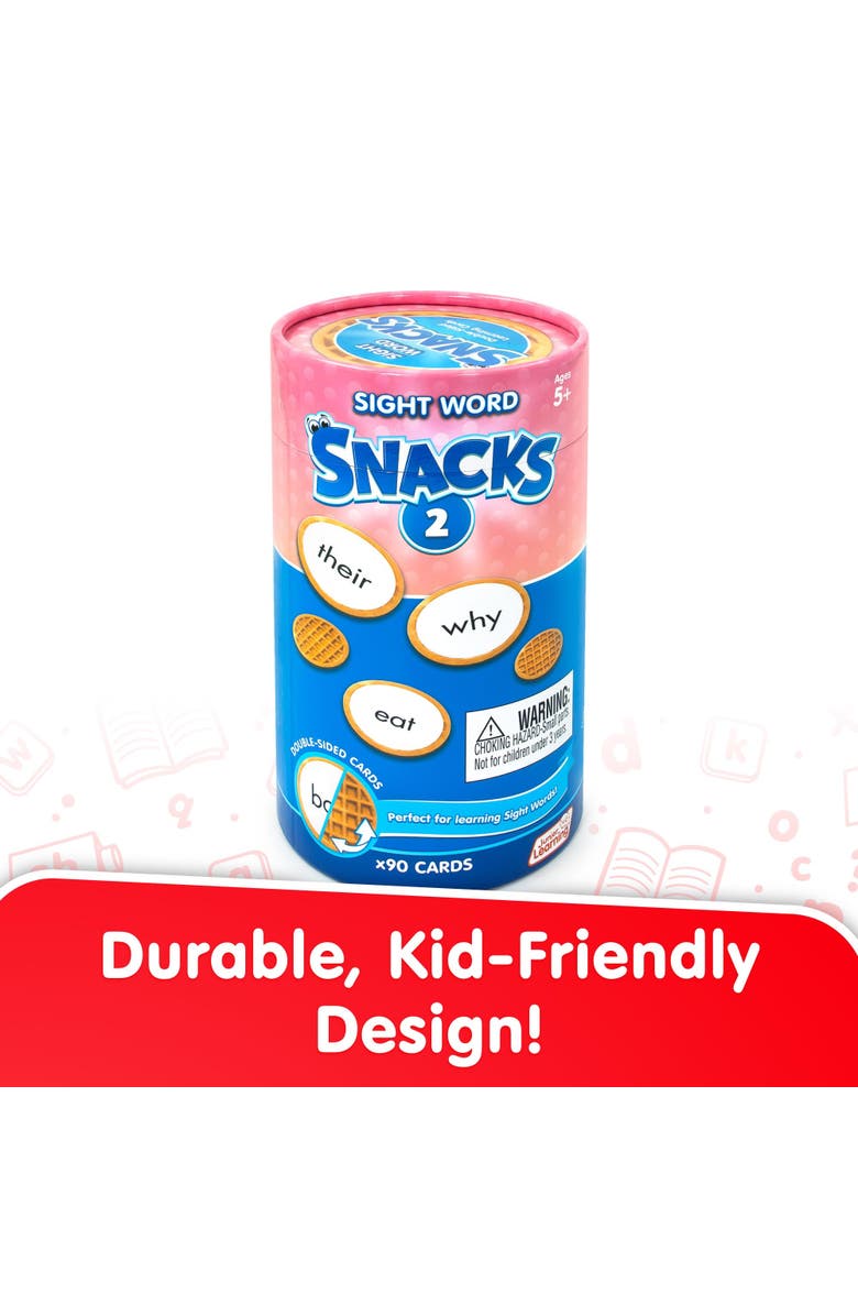 Junior Learning Sight Word Snacks Reading Game, Alternate, color, Multicolored