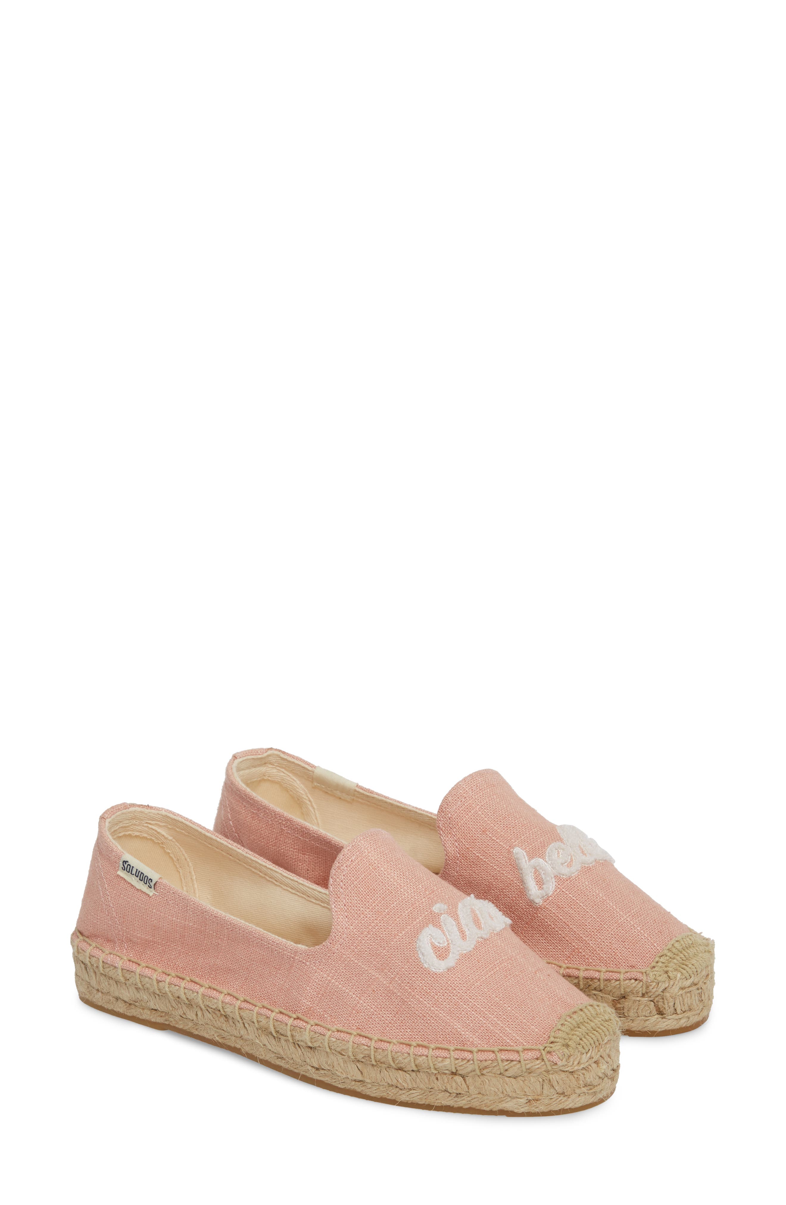 Ciao Bella Espadrille Flat, Alternate, color, DUSTY ROSE FABRIC