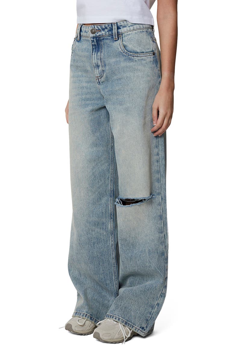 Denim Ripped Jean, Alternate, color, Blue