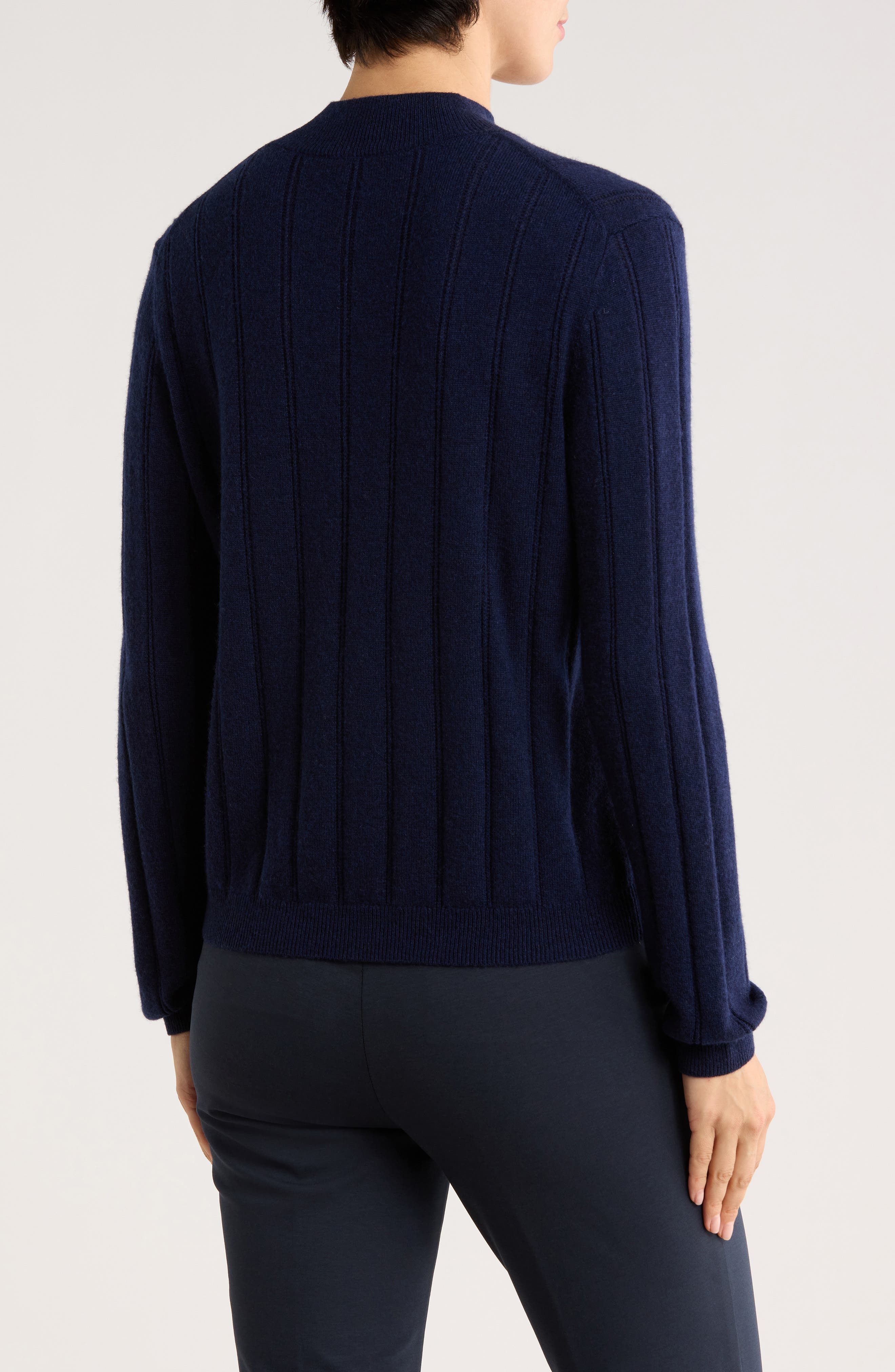 Wide Rib Wool & Cashmere Sweater - image 4