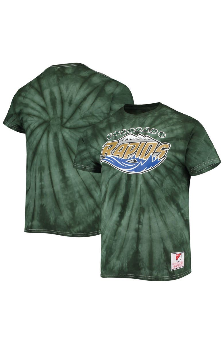 Mitchell & Ness Men's Mitchell & Ness Green Colorado Rapids Since '96 Tie-Dye T-Shirt, Main, color, Green