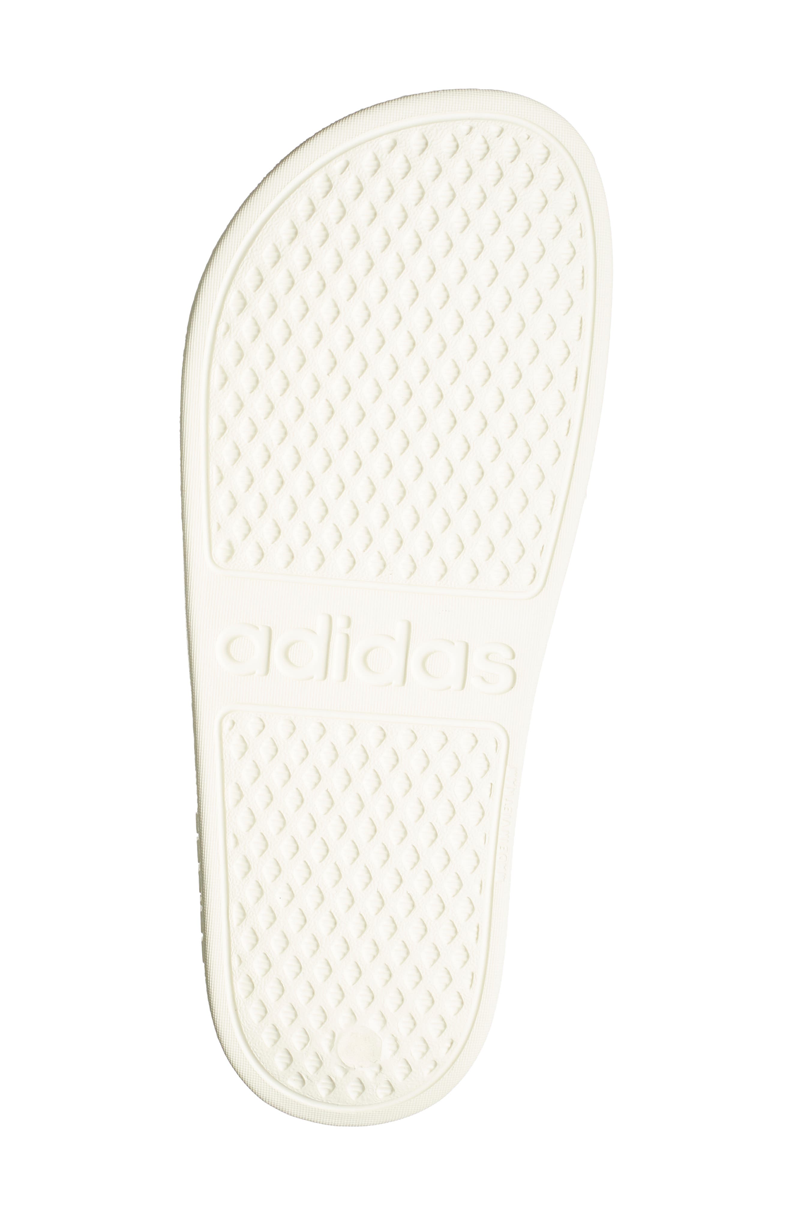 adidas Adilette Aqua Slide Sandal, Alternate, color, Off White/Off White/Off White