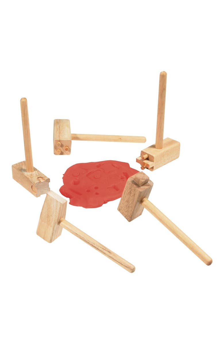 Kaplan Early Learning Company Hammers and Rollers with Various Designs, Alternate, color, Beige