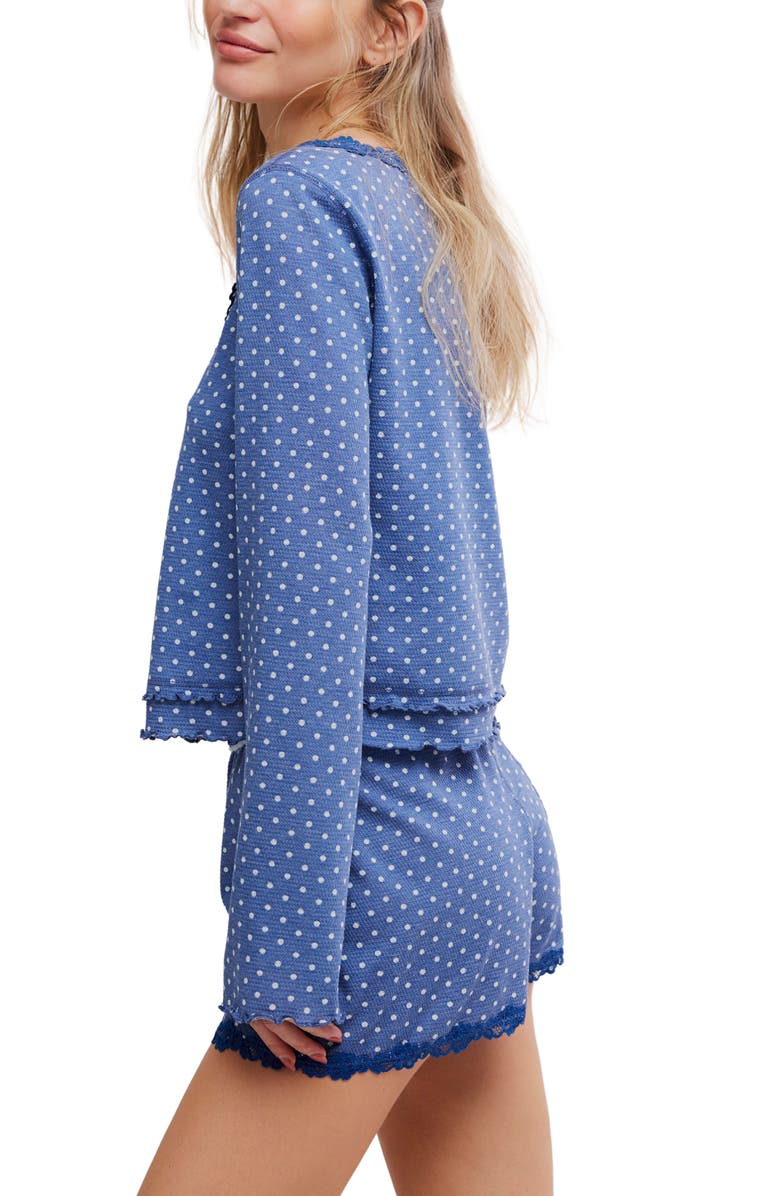 Free People Spring Break Pajamas, Alternate, color, Dot Print