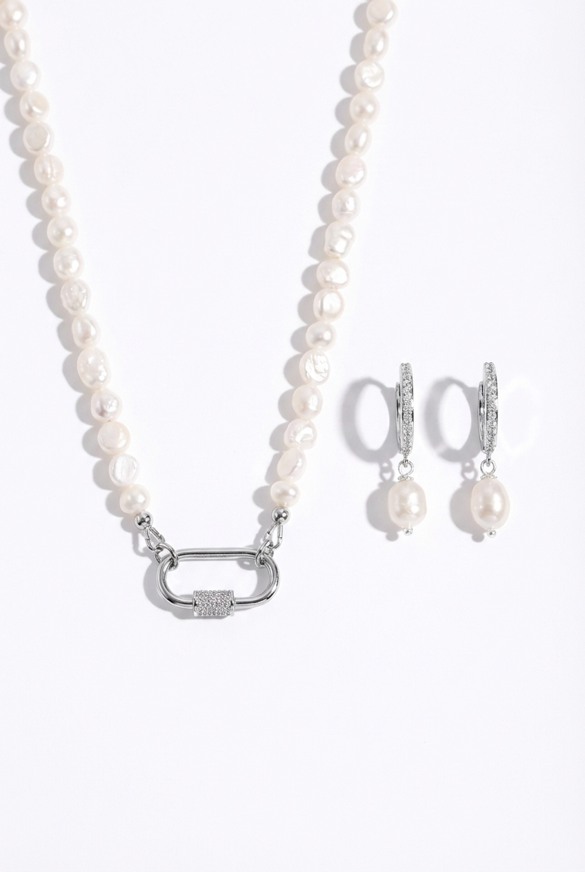 selected Silver / White Pearl