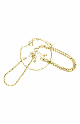 Mixed Chain 4-Piece Bracelet Set