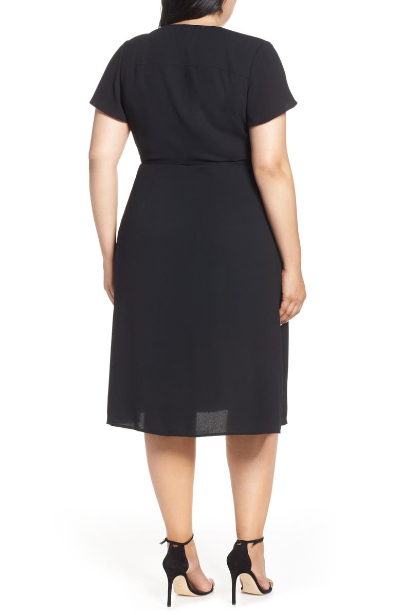 Leith Midi Wrap Dress, Alternate, color, 