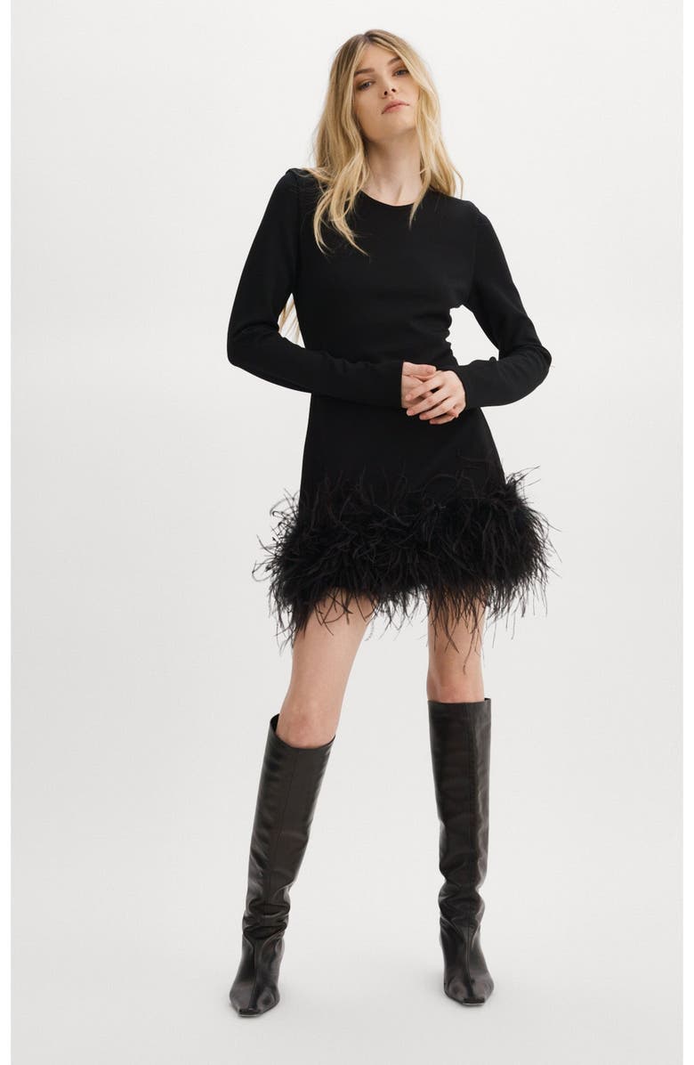 LAMARQUE Bahira | Mini Dress, Alternate, color, Black