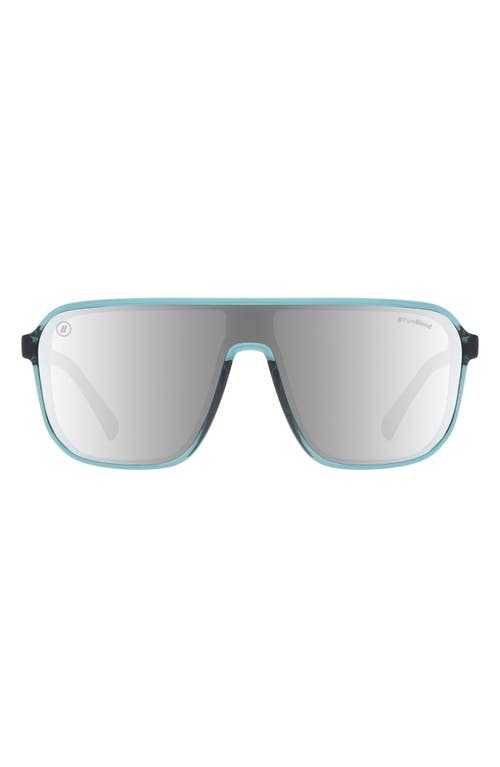 Blenders Eyewear Meister X2 133mm Polarized Flat Top Sunglasses In Multi