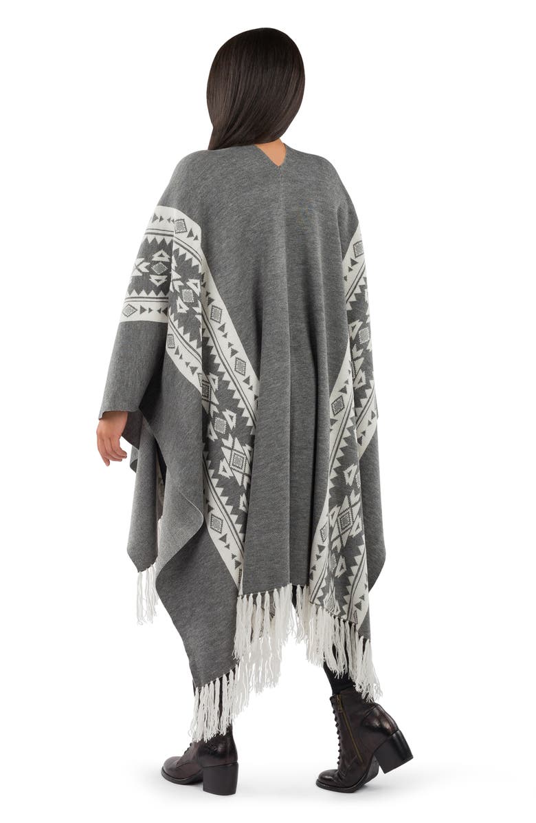 Patricia Nash Prarie Fringe Ruana, Alternate, color, Fgcr