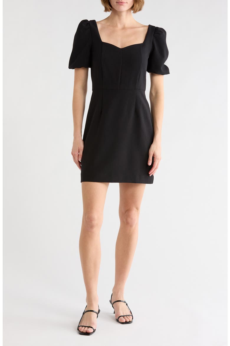 Berina Whisper Shift Dress, Main, color, BLACK