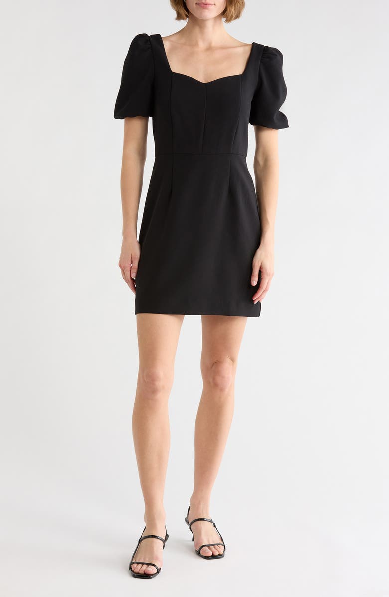 French Connection Berina Whisper Shift Dress, Main, color, Black
