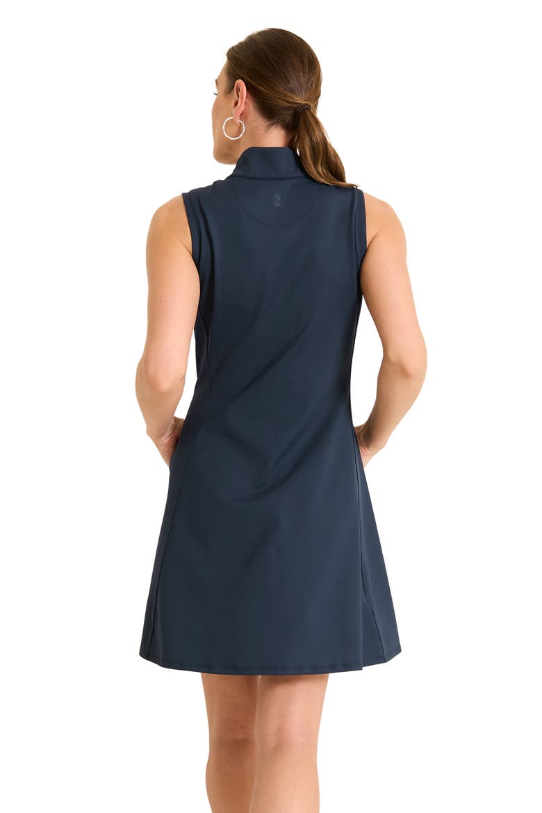 Aubrey Sleeveless Minidress, Alternate, color, DARK SAPPHIRE