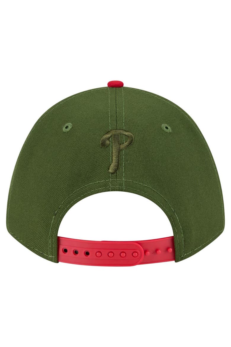 Men's New Era Dark Green Philadelphia Phillies City Feature 9FORTY A-Frame Adjustable Hat, Alternate, color, Dark Green